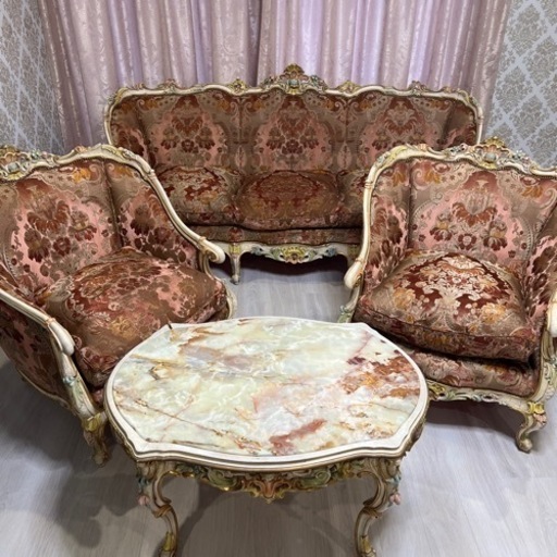 ロココ調 フランスアンティーク家具 一式