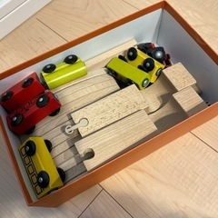 IKEA木製汽車セット