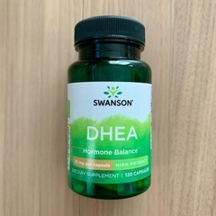 DHEA（デヒドロエピアンドロステロン）、25mg、120粒