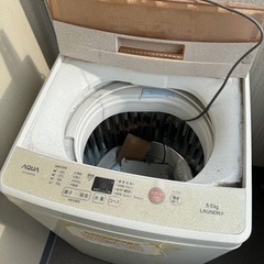 【ネット決済】アクア　洗濯機　5kg 20代女性使用