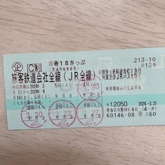 チケット 新幹線/鉄道切符