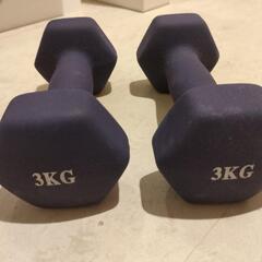 ダンベル　3kg×2個