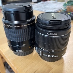 ジャンク品！Canon カメラ レンズ２つセット