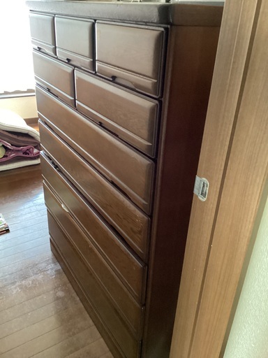 桐ダンス取りに来てくれる方のみ0円で! (Bibiryman) 古河の収納家具
