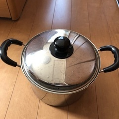 【引取限定】調理器具　蒸し器兼用お鍋