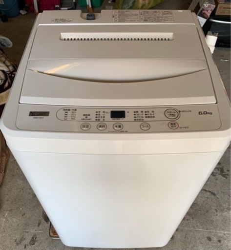 ヤマダセレクト　6kg全自動電気洗濯機YWM-T60H1