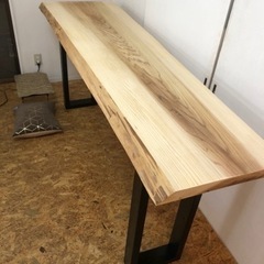 天然 無垢 一枚板カウンターテーブル