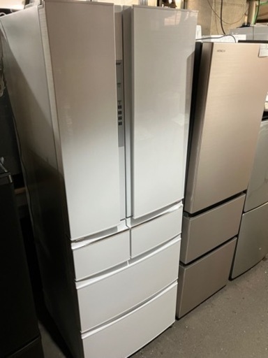 取引場所 南観音 K2403-937 MITSUBISHI 461ℓ冷蔵庫 2017年製 MR-RX46A-W 汚れキズあり