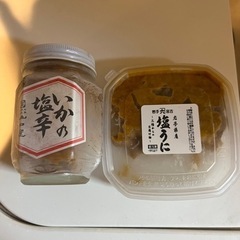 佐幸商店 うに80g & 山口屋 イカの塩辛 170g