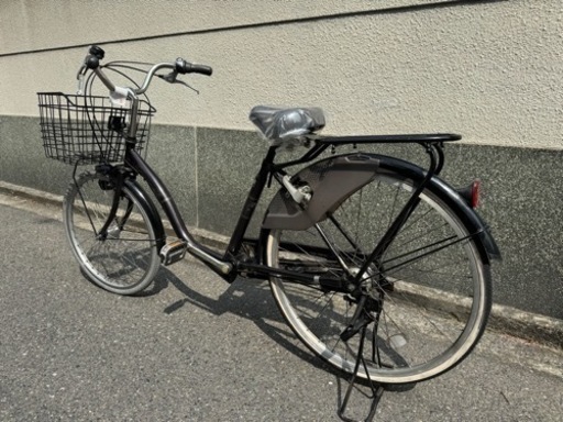 ☆ジモティ割あり☆ 自転車 26インチ ネイビー クリーニング済み TC4618