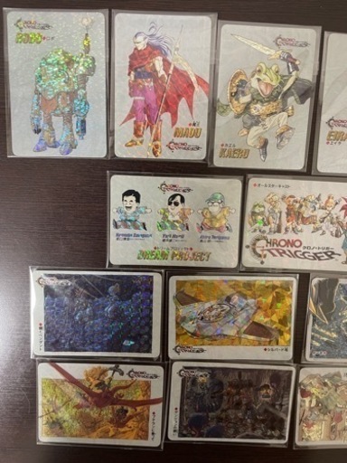クロノ・トリガー SFC予約特典カード ◆オールスターキャスト ドットVer.】クロノトリガー カードダス オールスターキャスト 非売品