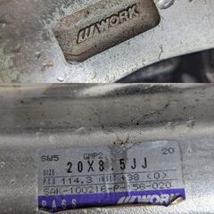 【受渡し先確定しました】中古20インチ　ワーク〔work〕シュヴァートSC5〔SCHWERT SC5〕