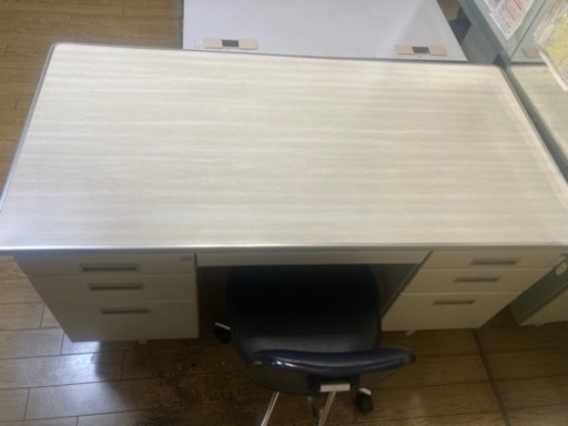 [来店引取り限定特価]　★中古　オフィス両袖机幅1,450