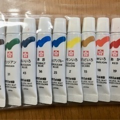 サクラクレパス　マット水彩　絵の具