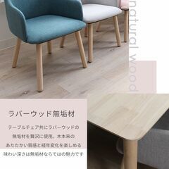 4人用ダイニング5点セット（マナベインテリアハーツ「ラビオリ」）