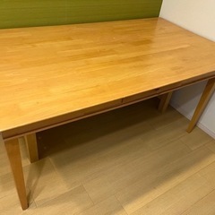【4/8迄】木製ダイニングテーブル オフィス 勉強 デスク
