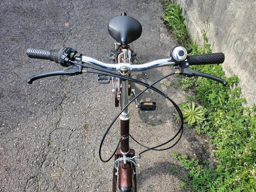 B308 折り畳み自転車☆FAMERS☆6段変速☆20インチ シック HUMMER