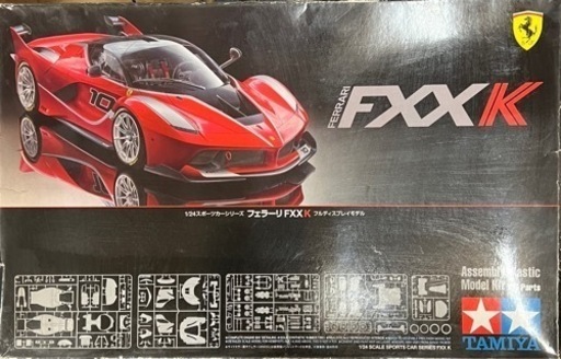 1/24 タミヤ　フェラーリFXXK お手付き品　ディティールアップパーツ付き