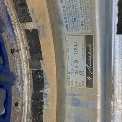 タイヤ　ホイールアミスタットロッティーノ１８インチ