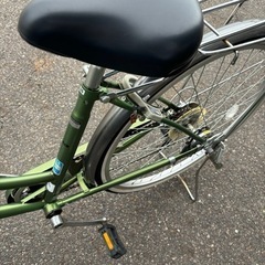 Colorful bicycle シティサイクル 自転車 変速 6段階 6速 26インチ 鍵あり ライト付き