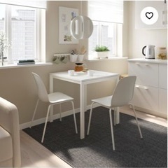 IKEAダイニングテーブル MELLTORP メルトルプ(二人用)