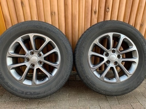 JEEP グランドチェロキーリミテッド純正ホイール・タイヤせット 4本セット JEEP グランドチェロキーリミテッド純正ホイール・タイヤせット 4本