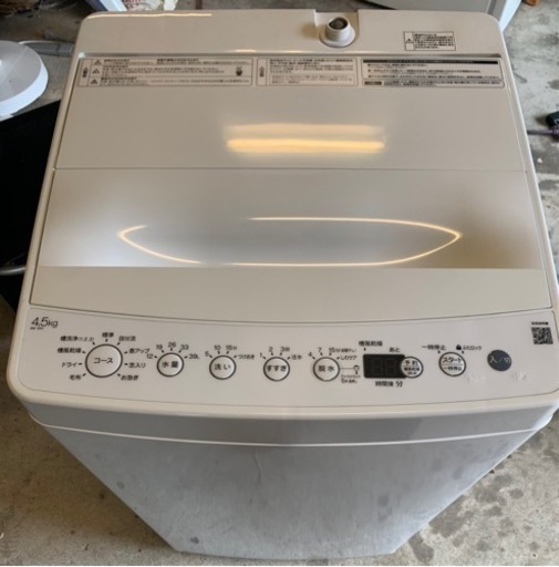 ハイアール4.5kg全自動電気洗濯機　BW-45A