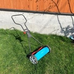 GARDENA 手動手押し式芝刈り機＋専用集草かご