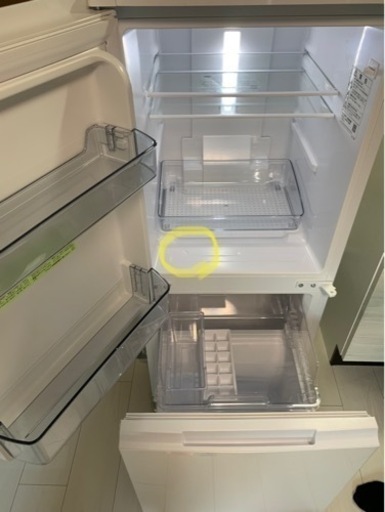 シャープ 冷凍冷蔵庫 SJ-D15H-W - 冷蔵庫 