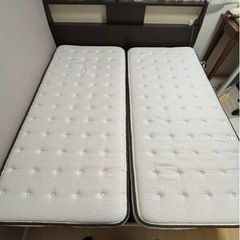 家具 ベッド マットレス　フレーム　クイーンサイズ