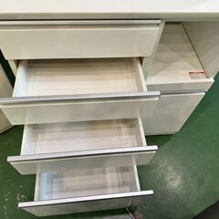 愛品館八千代店】ニトリ 2枚扉キッチンボード レジューム90TG
