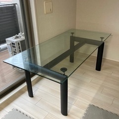 家具 ガラステーブル 