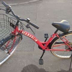 27インチ ? Takeda 中古 自転車 12800円 ?6段切替 ?鍵 ?オートライト付 