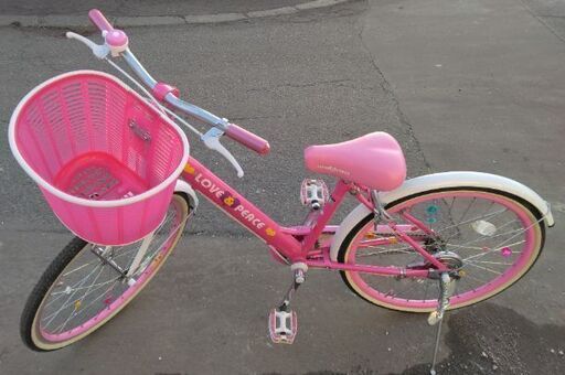 【売約済み】22インチ   子ども用 中古 自転車 7980円 鍵新品 ライト付 安心の新規防犯登録料込み 924