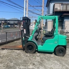 2トンディーゼルフォークリフト、神奈川県平塚市渡し