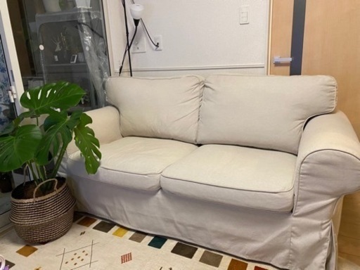【IKEA、美品】ソファ2人がけ