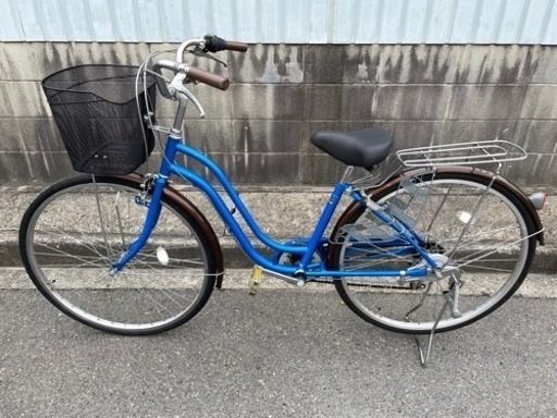 中古美品自転車 6段変速27インチ　シティサイクル