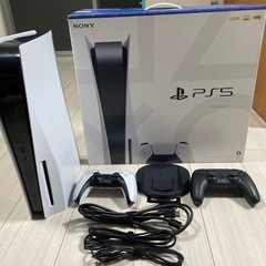 PS5 説明書無し ディスクドライブ搭載 美品 +DualSen...