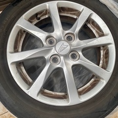 車のパーツ タイヤ、ホイールダイハツ純正ホイール155/65R14