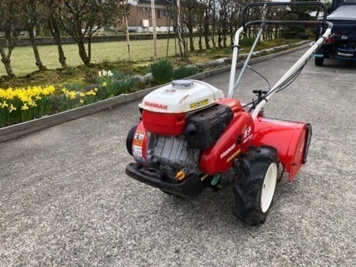 【完売御礼】ヤンマー 管理機耕運機MRT6DXRZ 中古 5.8馬力 一軸正逆転ロータリ エンジン始動 ミスターポチ
