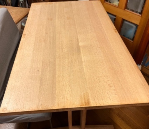 オーク無垢材 アクタス テーブル 柏木工 ソファに合わせる 高さ低め