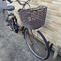 中古自転車 3段変速 26インチ LEDライト 電動自転車 軽整備済み 防犯登録対応 町田市 相模原市 MM200