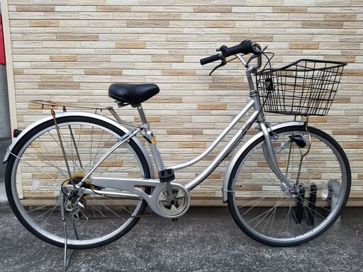 中古自転車 6段変速 27インチ LEDオートライト 軽整備済み 防犯登録対応 町田市 相模原市 MM201