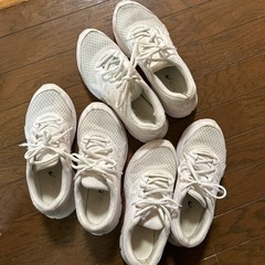 ASICSウォーキングシューズ ／ホワイト24.5 レディース靴...