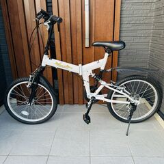 20インチ 折りたたみ自転車 シマノ変速機付き