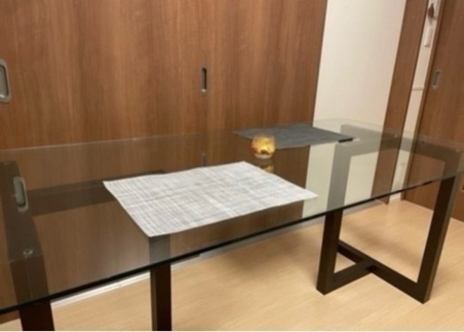 ガラステーブル 家具 ダイニングセット