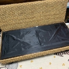 アジアン家具☆2人掛けソファ☆ウォーターヒヤシンスソファ