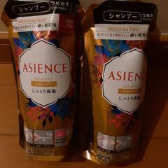 Asienceシャンプー硬い髪用　詰め替え用340ml　2個