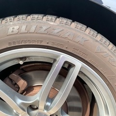 [値下げしました]アウディA4アバント　アルミホイール、スタッドレスタイヤ付き