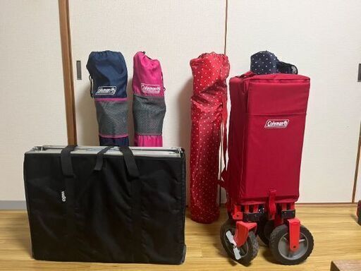 キャンプ用品のセット
